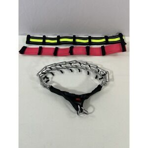 Dog Prong Collar Training and Anti Pull, Extra Comfort Tips,Quick Release, M